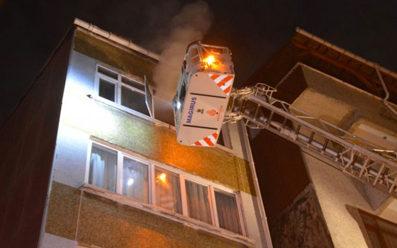 Şişli’de bir kadın sattığı evi ateşe verip kaçtı