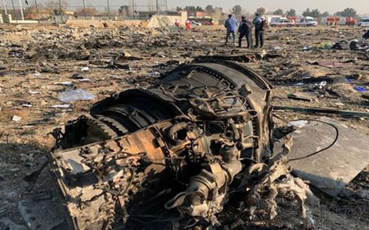 İran'da düşen Ukrayna uçağı füze ile mi vuruldu? İşte ortaya çıkan yeni görüntüler