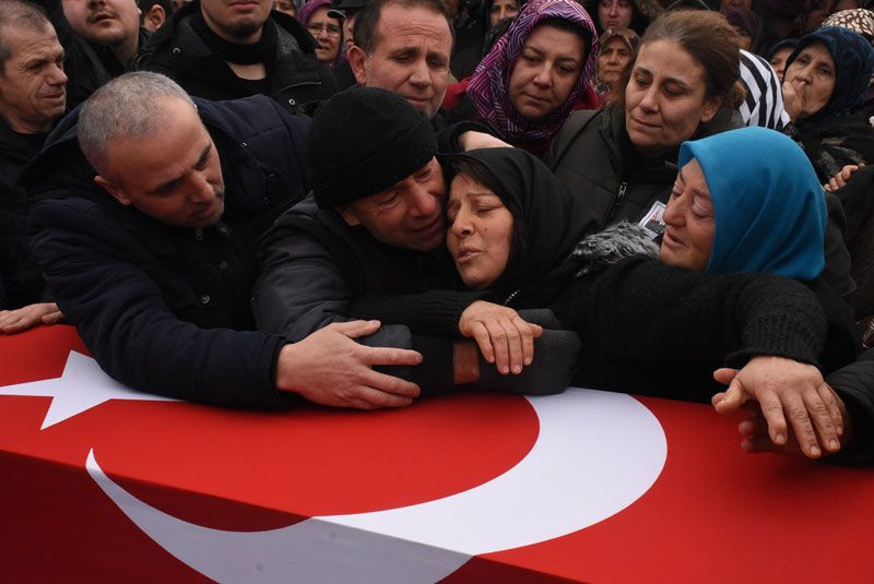 Şehit Uzman Çavuş Bayram Günay Edirne'de gözyaşlarıyla uğurlandı