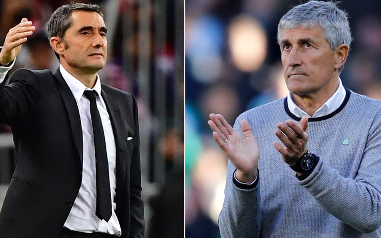 Barcelona Ernesto Valverde gitti Quique Setien geldi