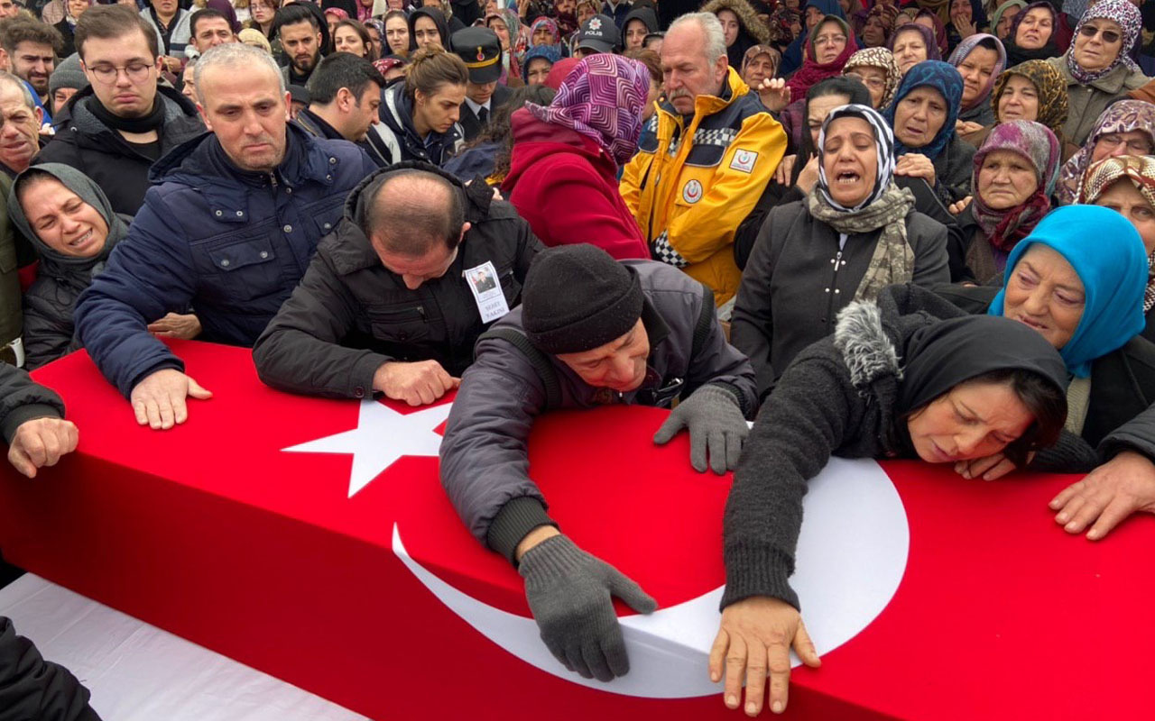 Şehit Uzman Çavuş Bayram Günay Edirne'de gözyaşları ile uğurlandı