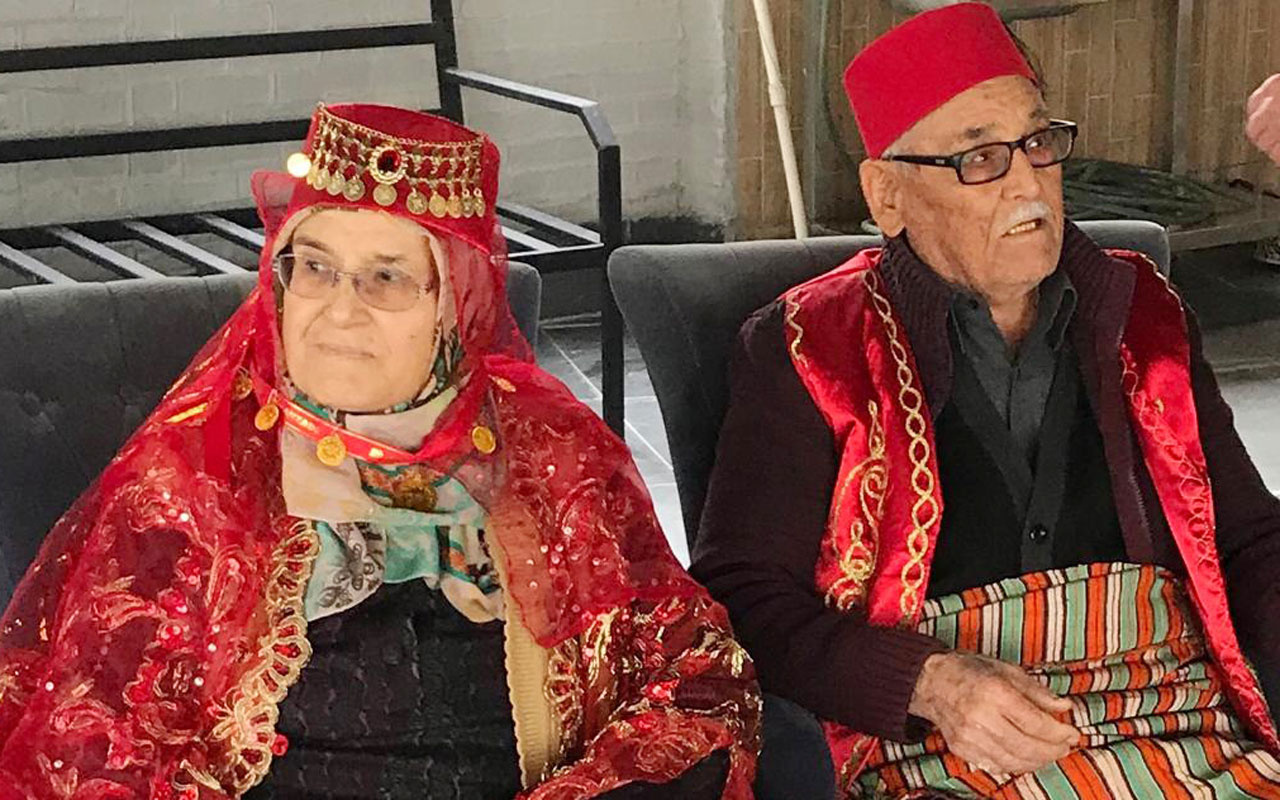 Antalya'da kaçarak evlenen çifte 58 yıl sonra düğün