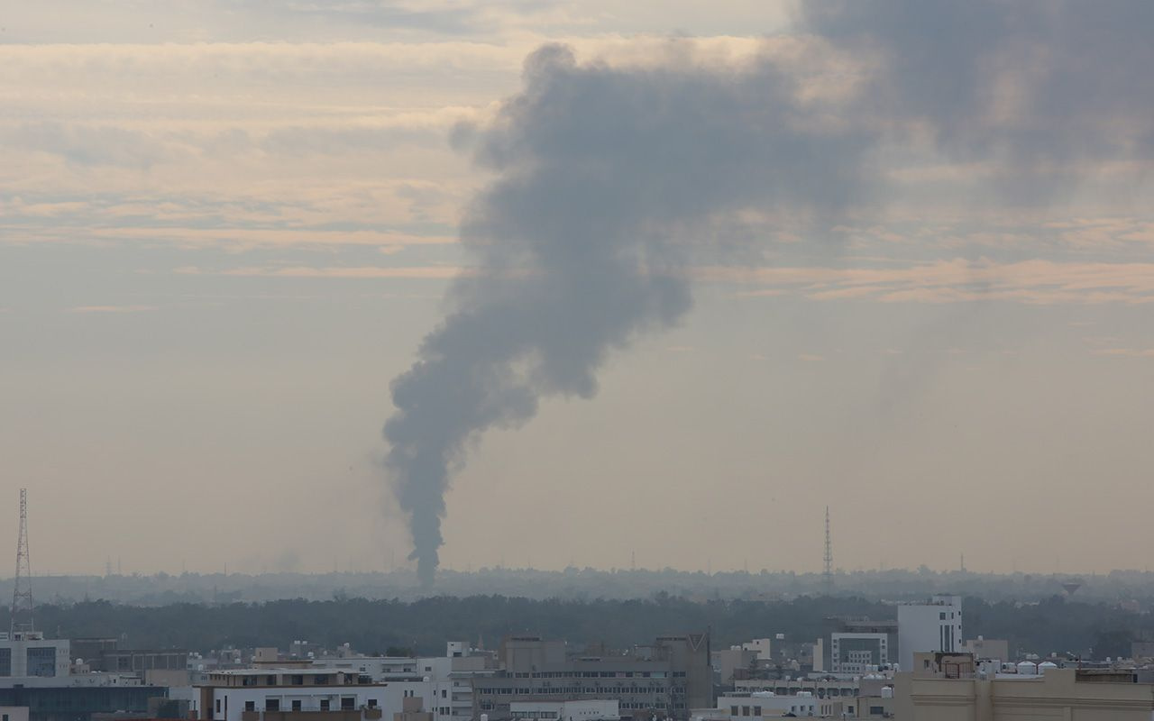 Berlin Konferansı sırasında Libya'nın başkenti Trablus'ta patlama sesleri
