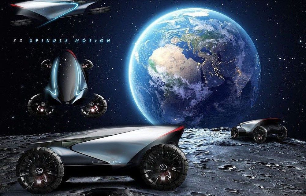 Japonya merkezli Lexus şirketi Ay'a gidecek araç modellerini tanıttı!