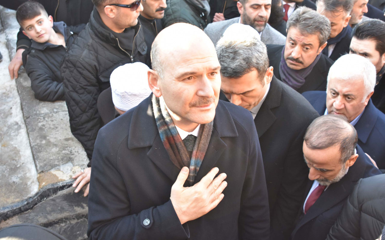 Bakan Süleyman Soylu'dan Şeyh Abdulkerim Çevik'in ailesine taziye ziyareti