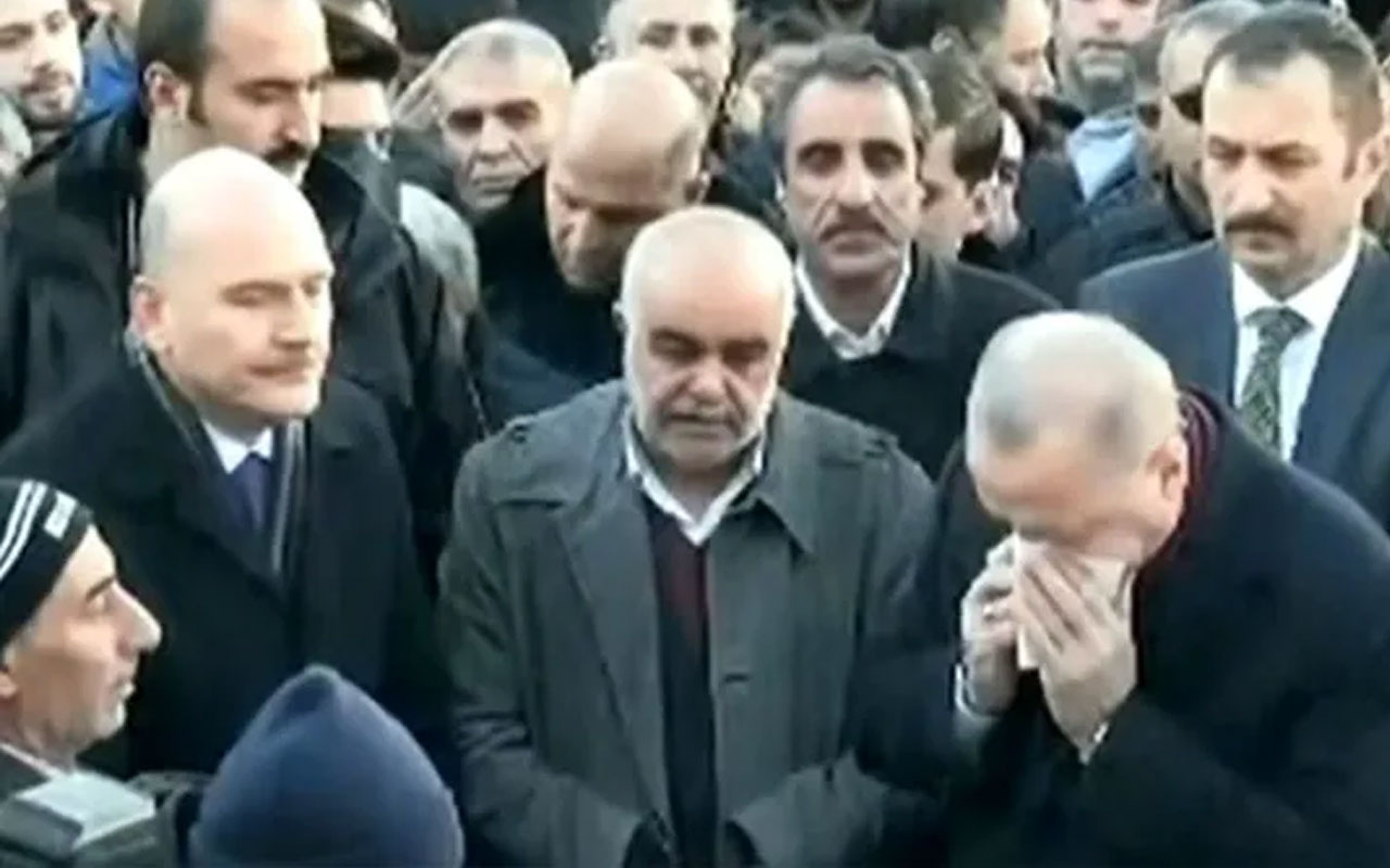 Cumhurbaşkanı Erdoğan Elazığ'da gözyaşlarına hakim olamadı