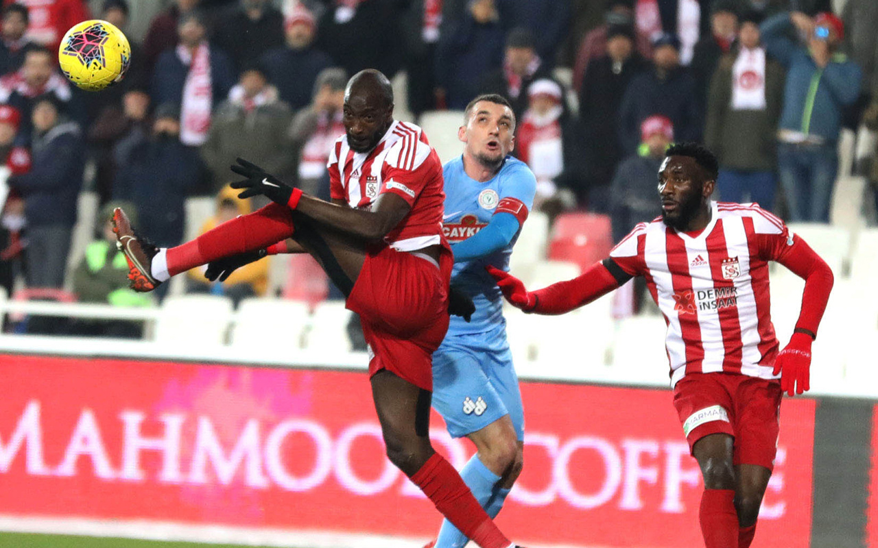Sivasspor Çaykur Rizespor maçı golleri ve geniş özeti