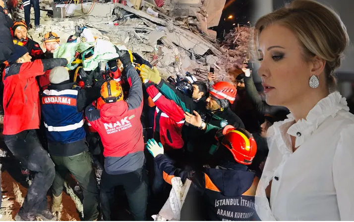 Berna Laçin'i Elazığ depremi paylaşımı işinden etti iddiasına cevap geldi