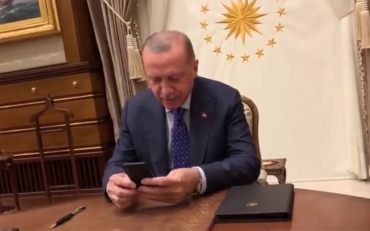 Cumhurbaşkanı Erdoğan depremzede Azize Çelik ile görüştü
