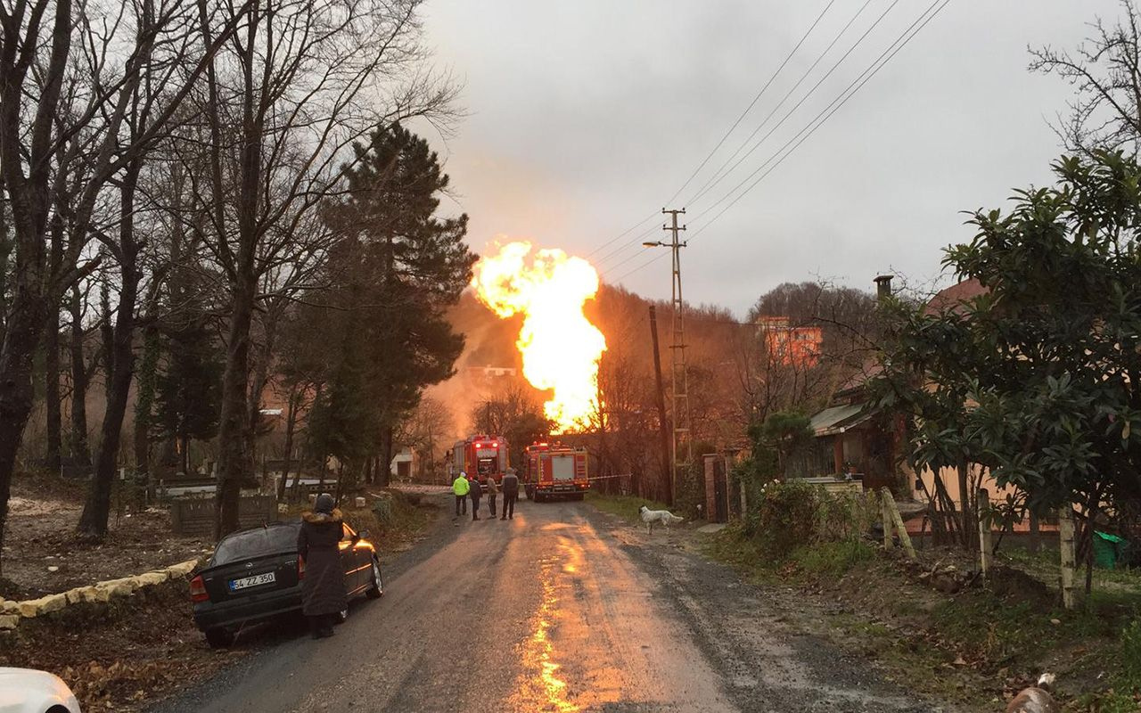 Ordu'da doğal gaz borusu patladı