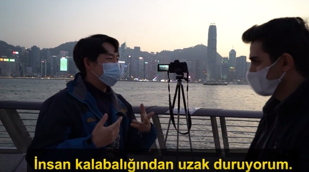 Corona virüsünü araştırmak için Çin'e giden YouTuber Ruhi Çenet'e mesaj yağdı