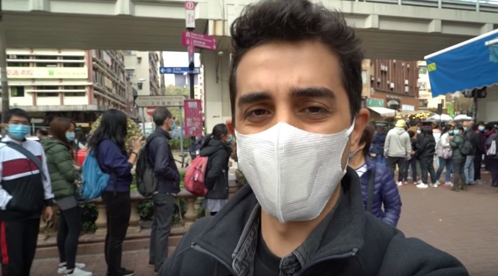 Corona virüsünü araştırmak için Çin'e giden YouTuber Ruhi Çenet'e mesaj yağdı