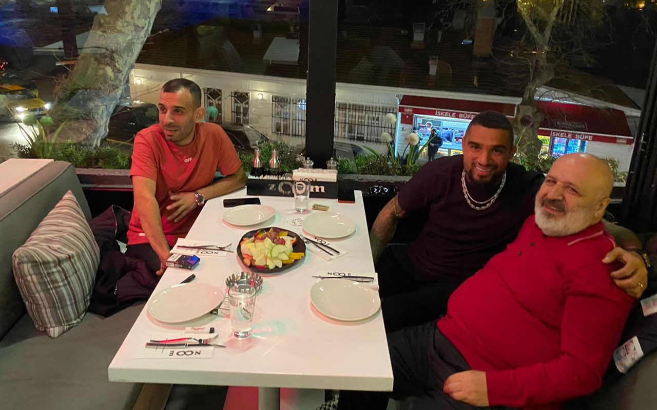 Kevin-Prince Boateng, İstanbul gecelerine renk kattı