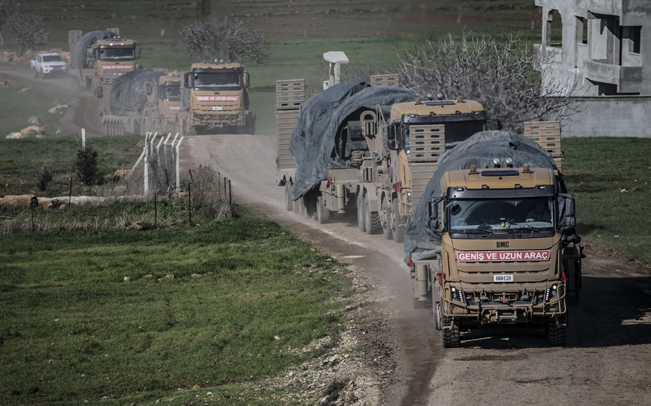 Suriye sınırında askeri hareketlilik sürüyor