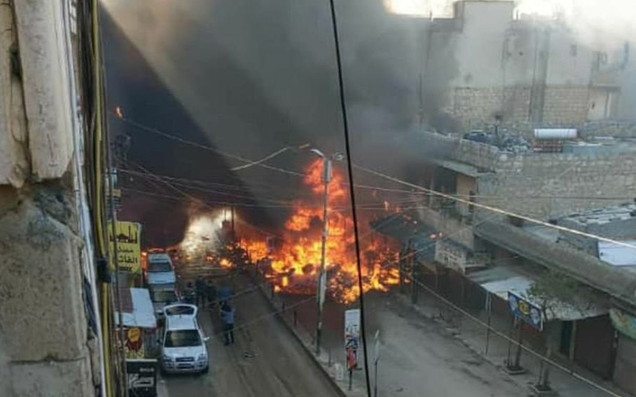 Afrin'de bomba yüklü araç patladı