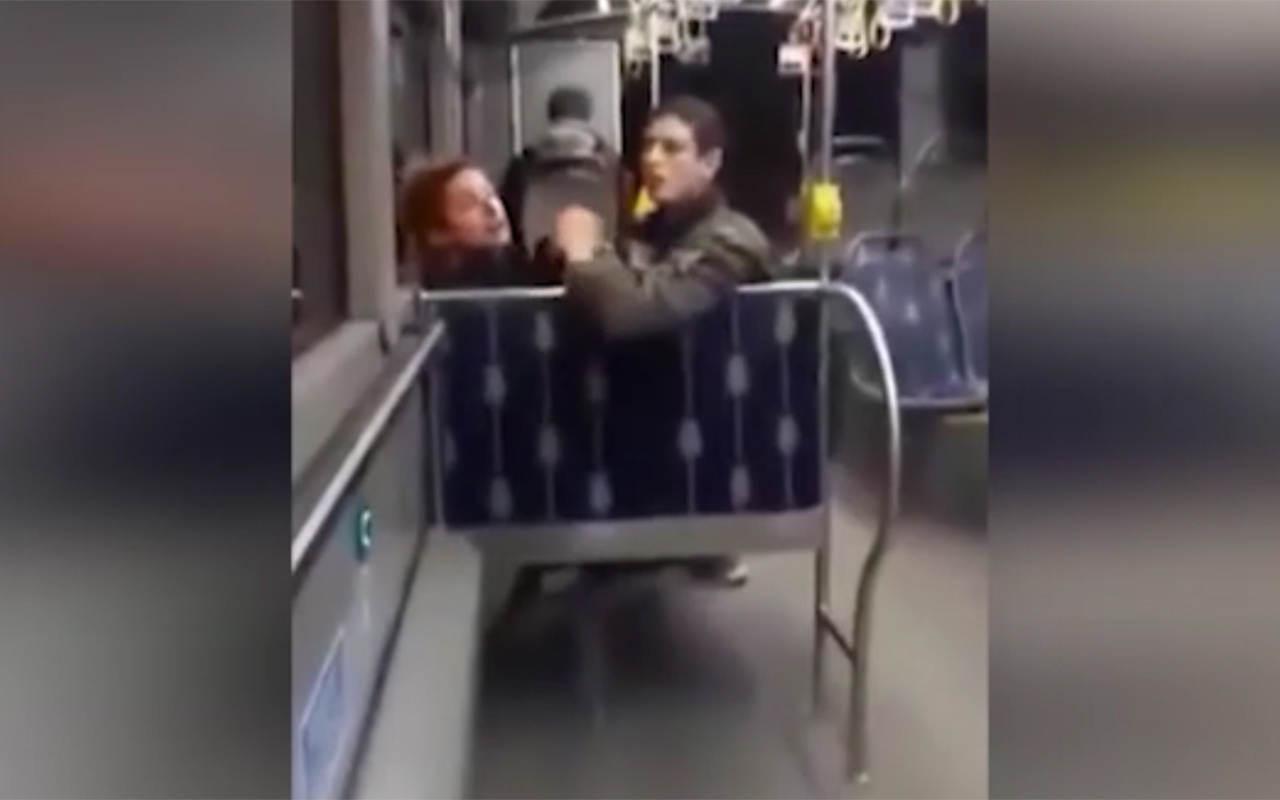 İstanbul'da otobüste öpüşme tartışması çıktı! Burası Arabistan mı?