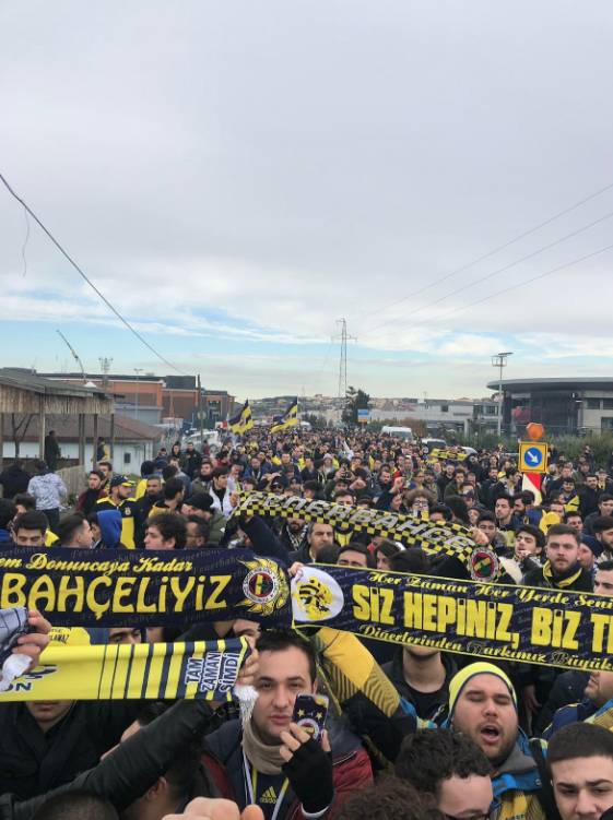 Fenerbahçe taraftarından TFF'ye istifa çağrısı