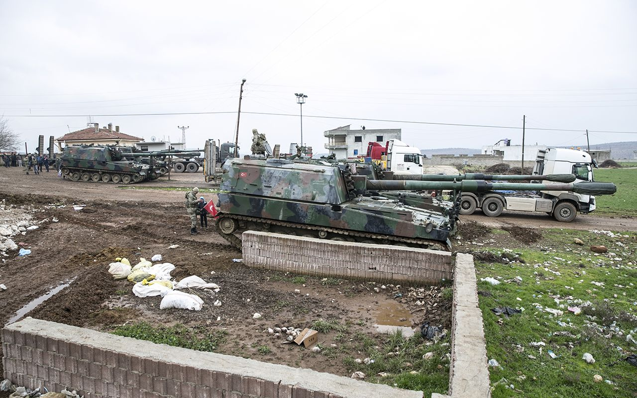 Suriye sınırına tank ve Fırtına obüsü takviyesi
