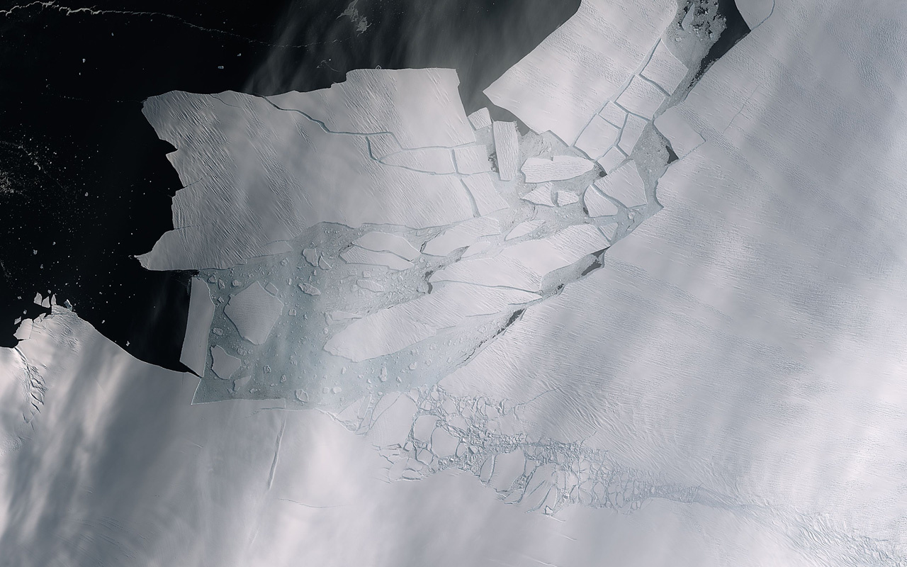 Antartika’da Malta büyüklüğünde buzul yok olduğu anlar