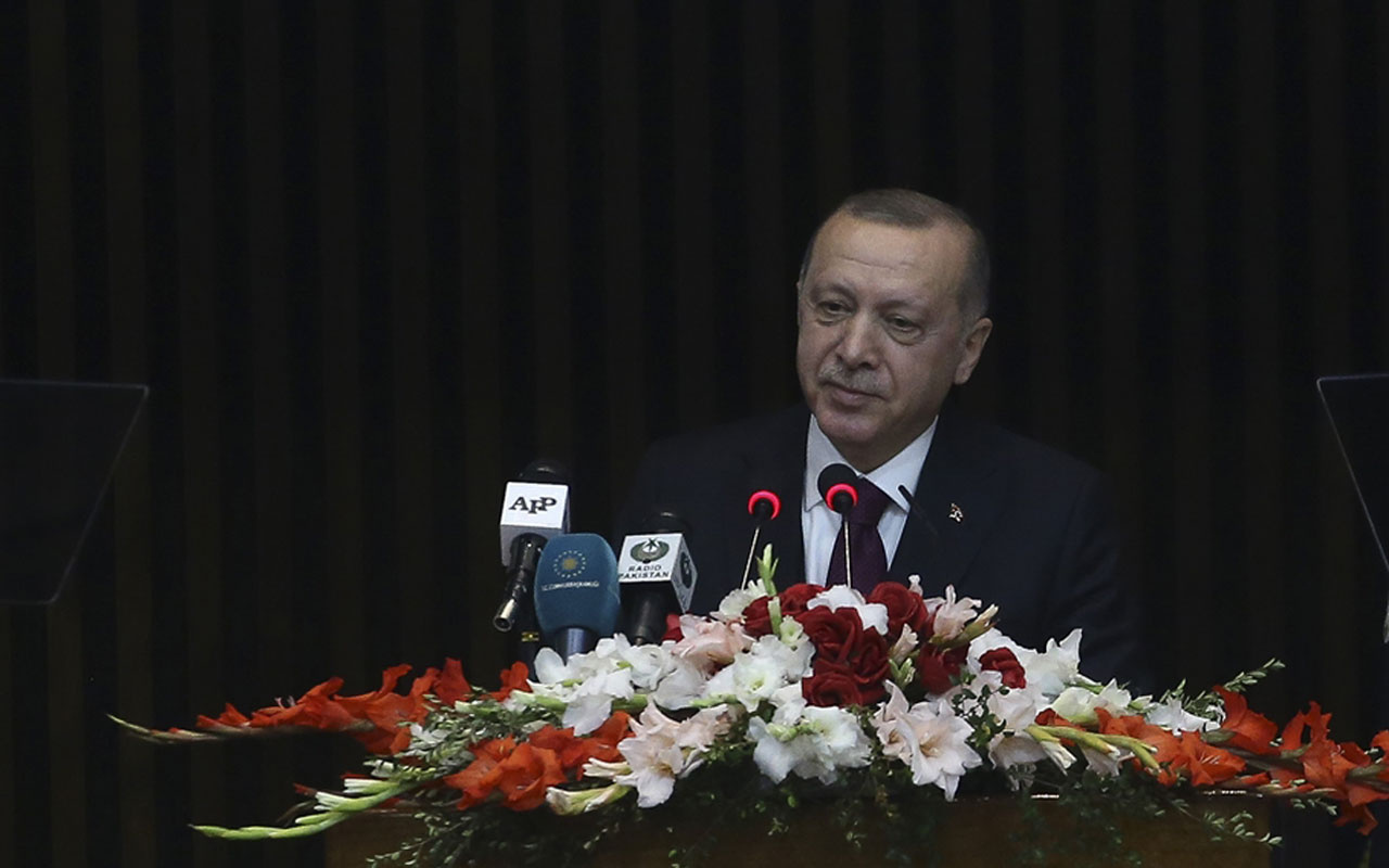 Erdoğan'dan Pakistan Parlamentosu'nda önemli açıklamalar! Sözde "Barış planına" ateş püskürdü