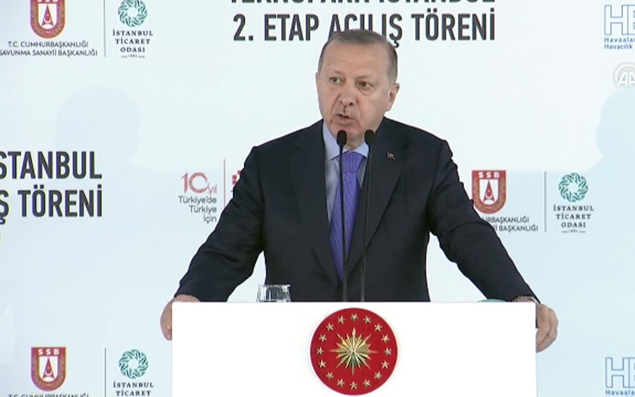 Cumhurbaşkanı Erdoğan Teknopark açılış töreninde konuştu