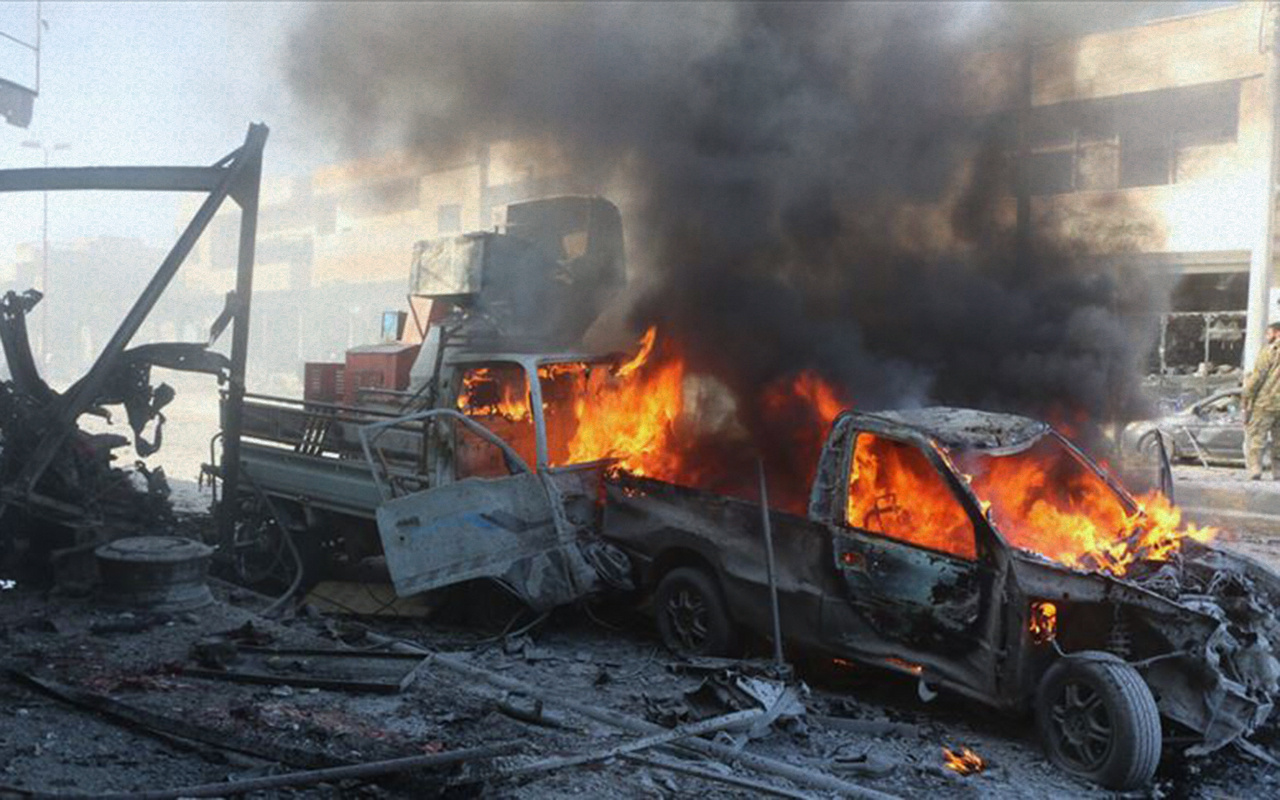 Tel Abyad'da bombalı terör saldırısı 4 ölü