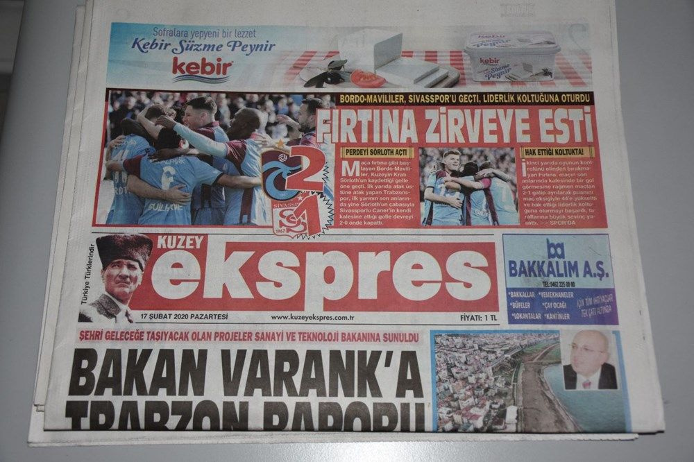 Trabzon yerel basınından şampiyonluk sesleri