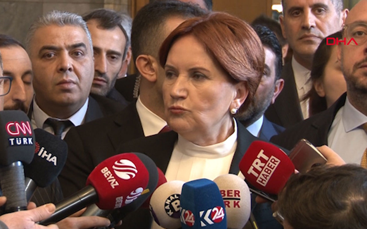 Meral Akşener basın mensuplarının soruları yanıtladı