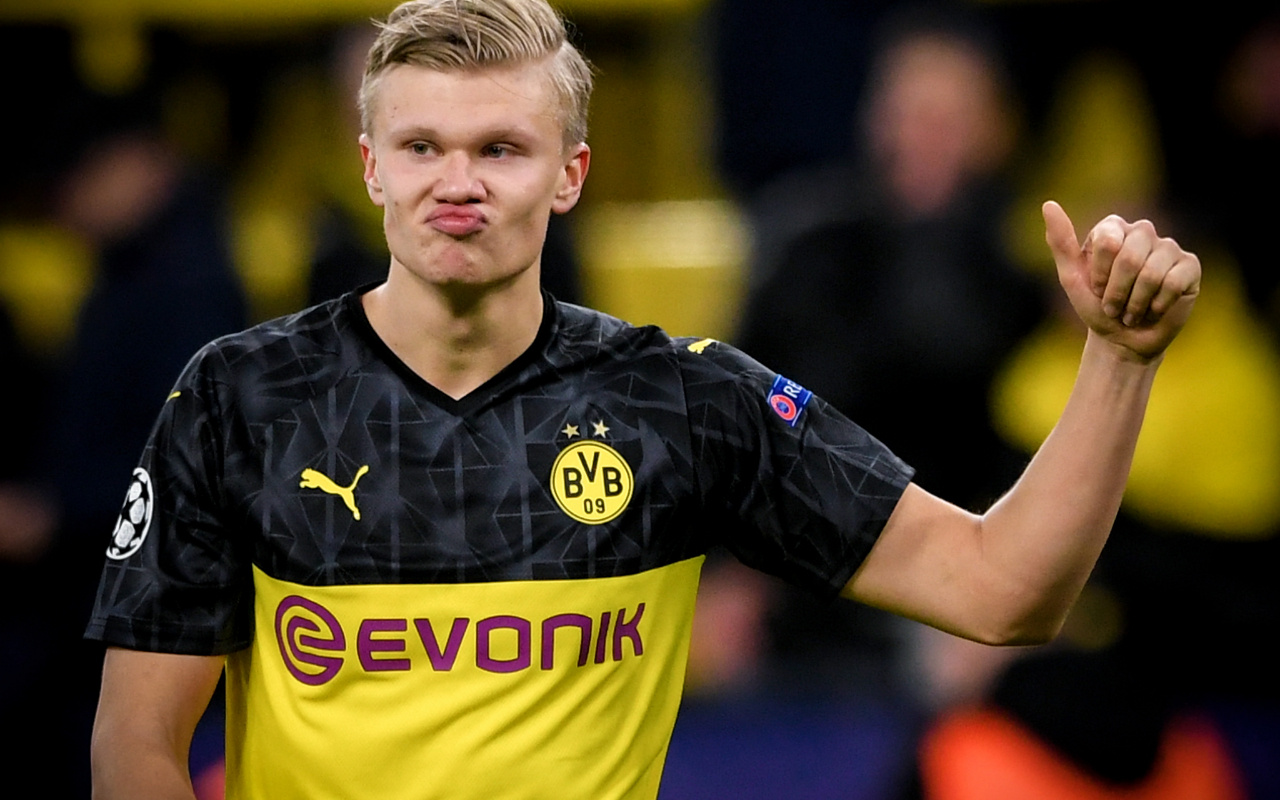 Erling Haaland coştu Dortmund PSG'yi devirdi