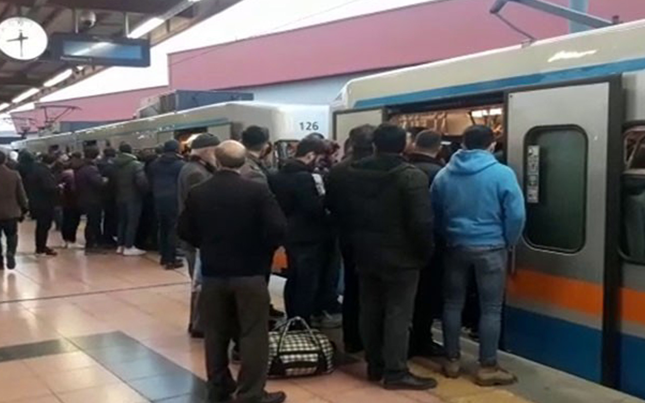 İstanbul'da metro seferlerinde aksama