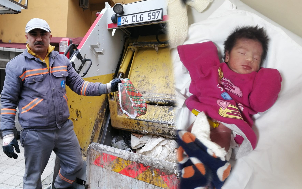 Şişli'de çöp konteynerinde yeni doğmuş bebek bulundu