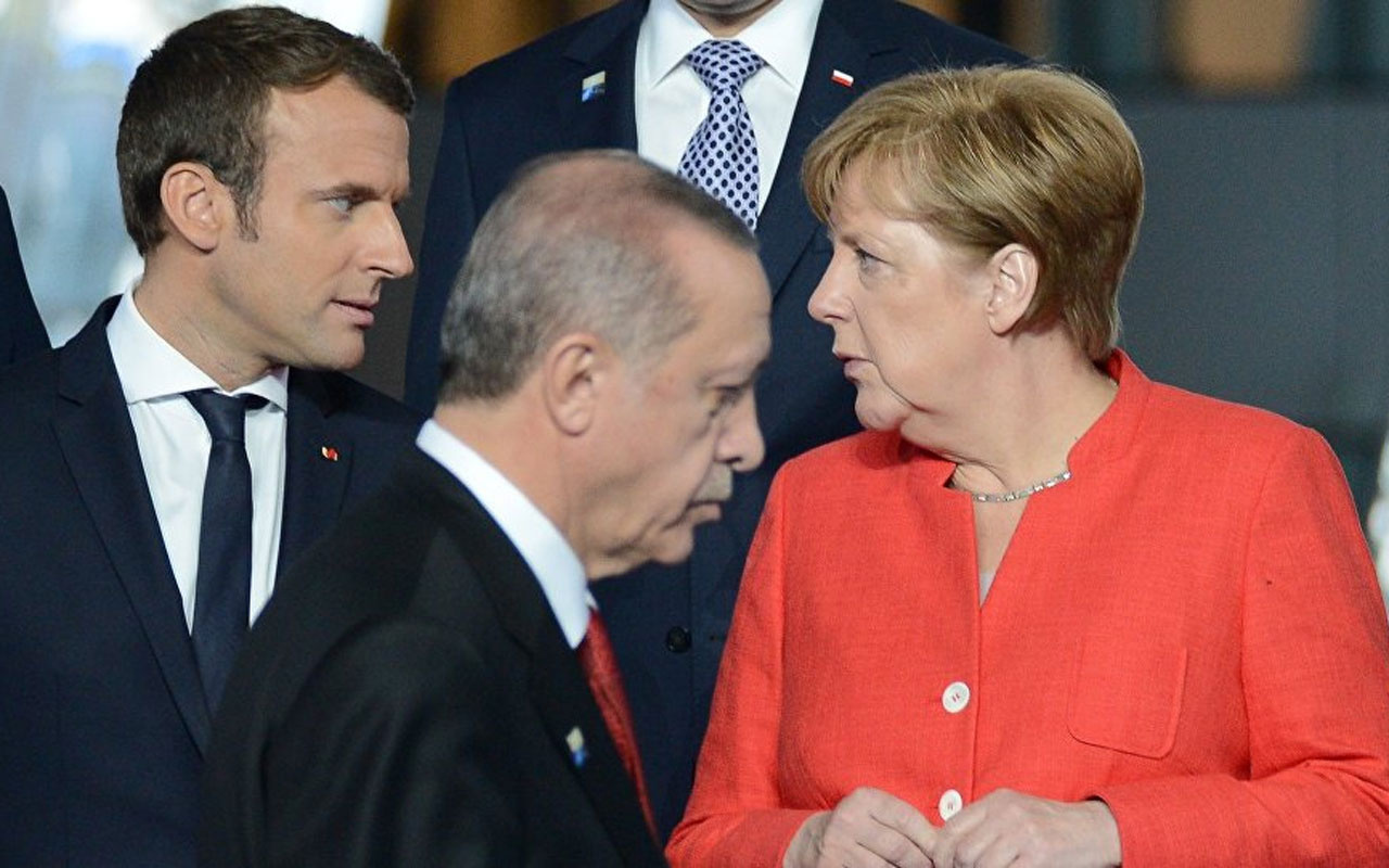 Macron ve Merkel ile görüşen Erdoğan'dan çarpıcı İdlib çağrısı