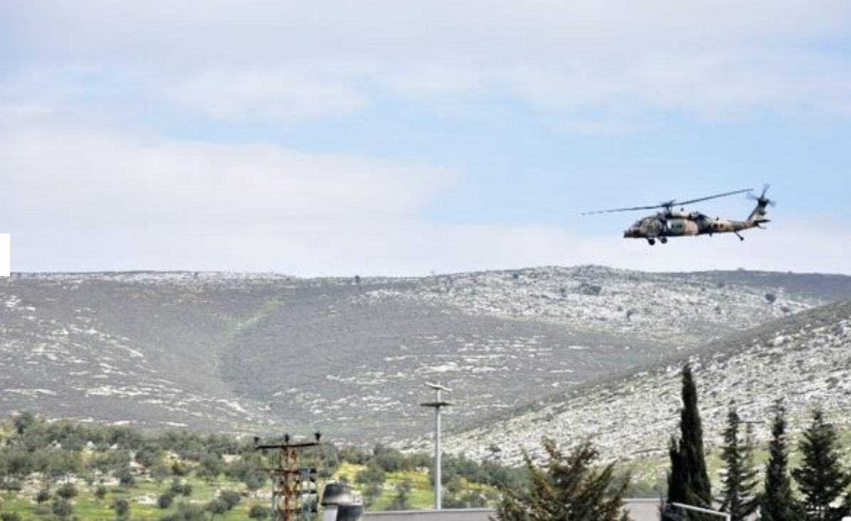 Suriye sınırında askeri helikopter hareketliliği!