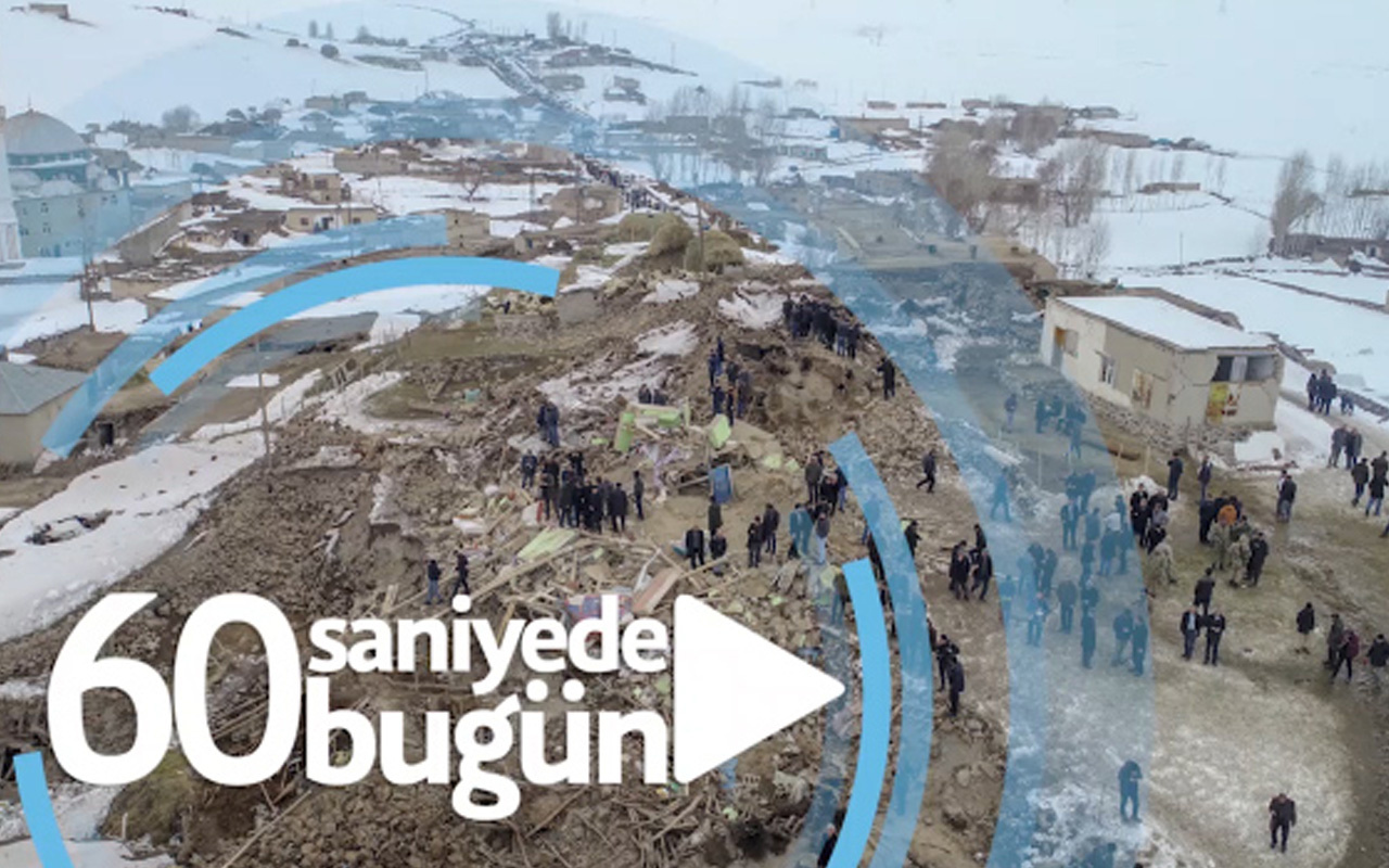 60 saniyede bugün (23 Şubat 2020)