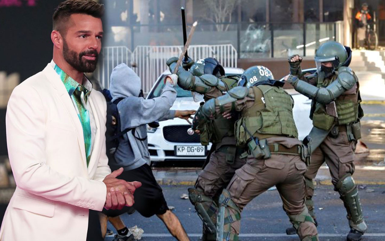 Ricky Martin otelde yakmak istediler Şili müzik festivalinde dehşet anları