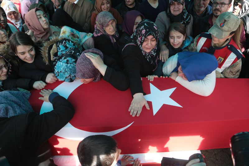 İdlib şehidi Soner Enes Baykuş Kahramanmaraş'ta son yolculuğuna uğurlandı