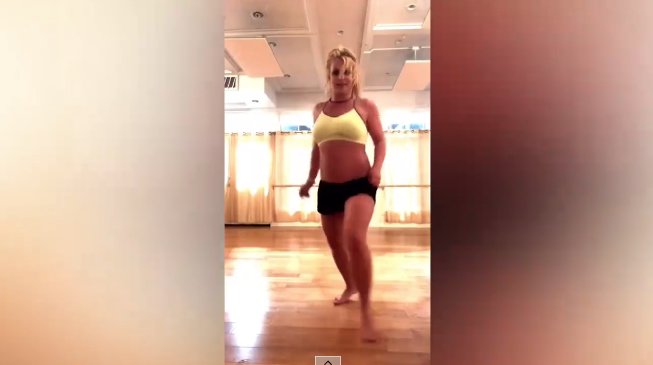 Britney Spears dans ederken ayağını kırdı o anlar kameralara işte böyle yansıdı