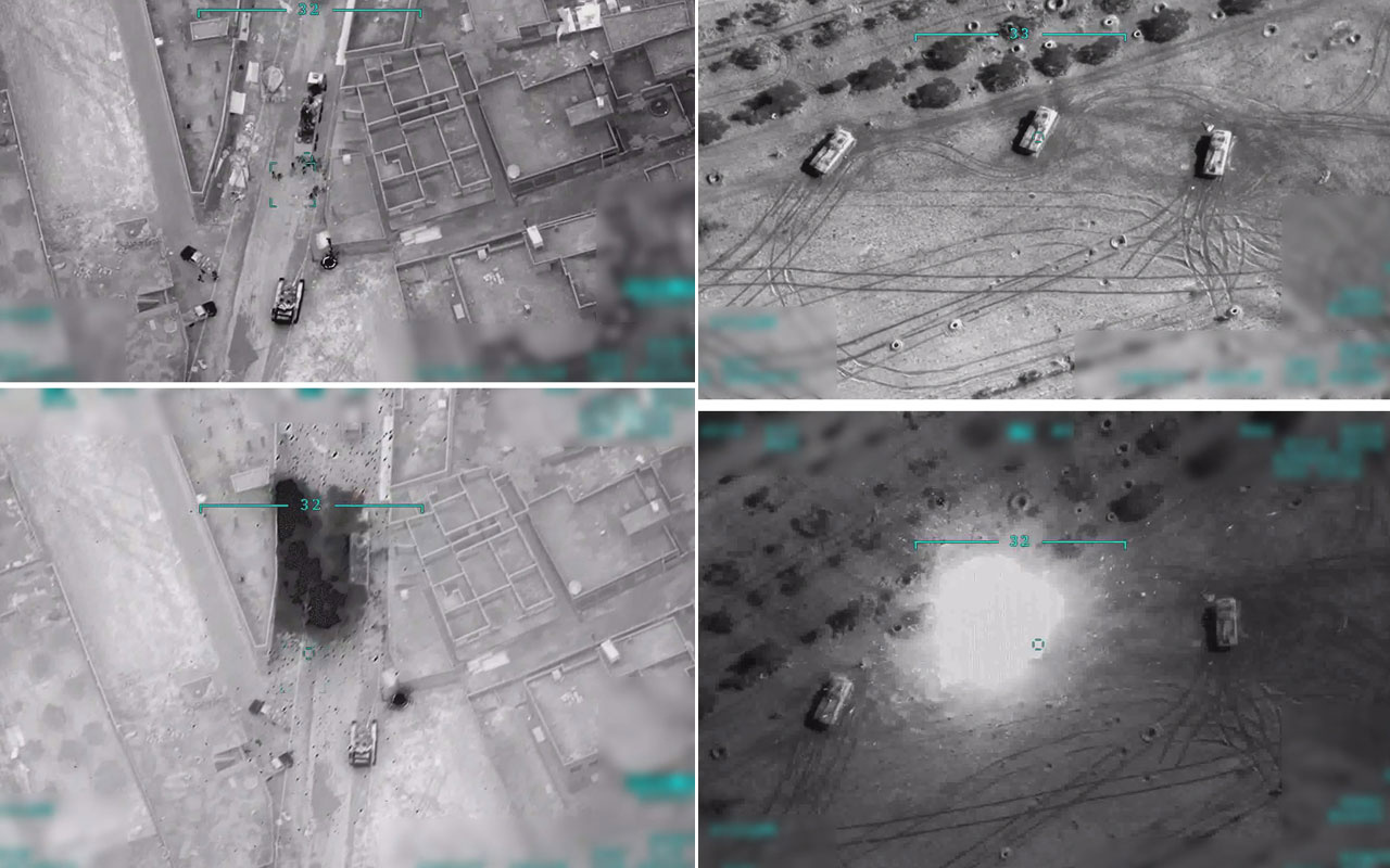 İdlib'deki operasyonlarda rejim unsurları böyle imha edildi işte o görüntüler