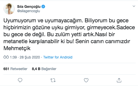Sıla Gençoğlu konserini iptal etti Mehmetçik için paylaştı: Senin canın canımızdır