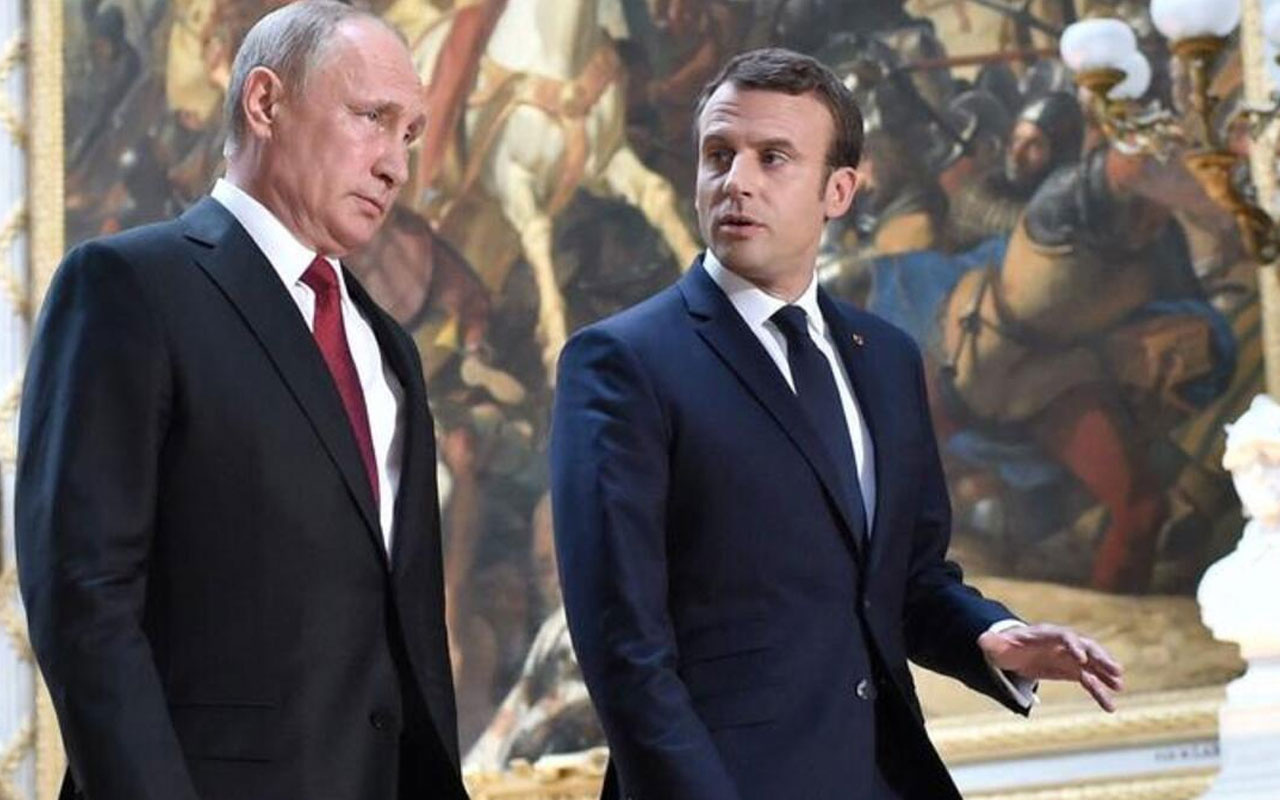 Putin ve Macron'dan İdlib görüşmesi