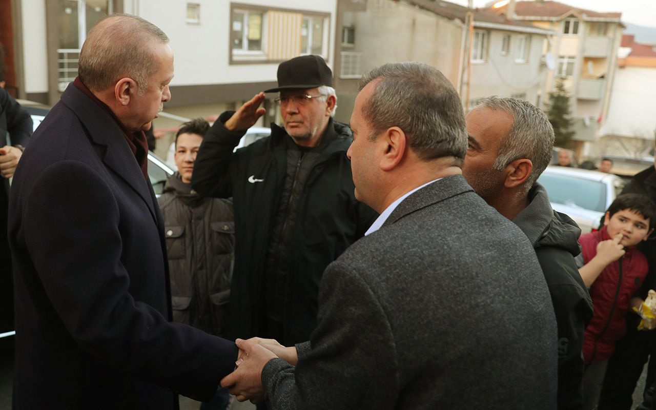 Cumhurbaşkanı Erdoğan’dan İdlib şehidinin evine ziyaret