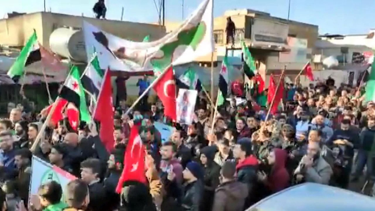 Suriye’de halktan Bahar Kalkanı Harekatı'na destek
