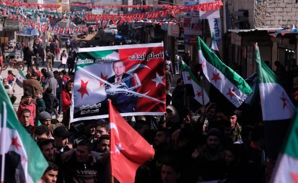 Suriye'de Mehmetçiğe destek mitingi