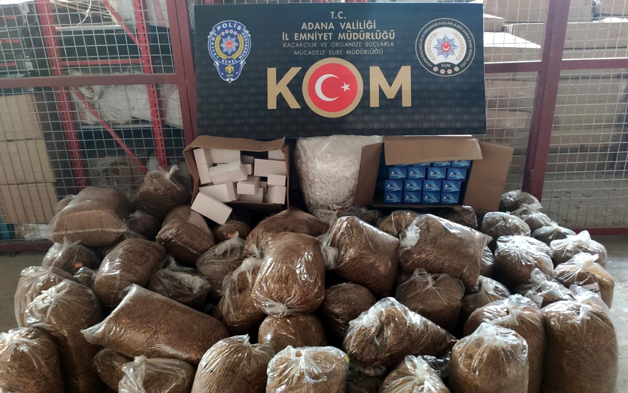 Adana'da kaçakçılara operasyon 940 bin liralık içki ve sigara ele geçirildi
