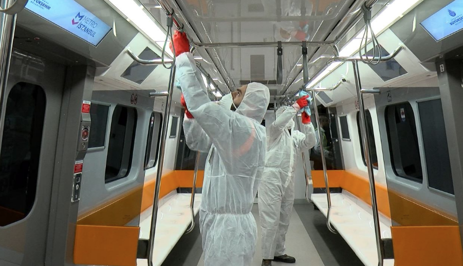 Metrolarda ‘virüs’ önlemi! İBB dezenfeksiyon çalışması başlattı