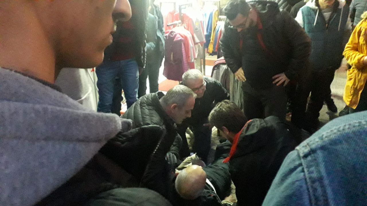 Zonguldak'ta bir kişi husumetlisi tarafından cadde ortasında tabancayla vuruldu