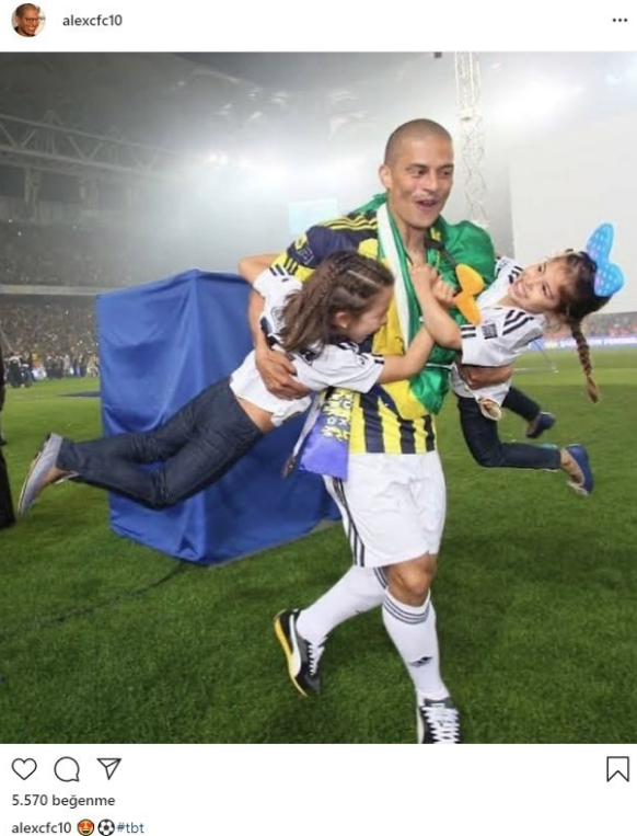 Alex de Souza'dan Fenerbahçeliler heyecanlandıran paylaşım ...