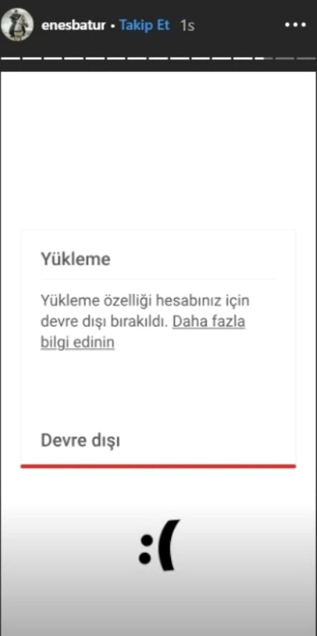 YouTuber Enes Batur'a büyük şok! YouTube video yüklemesini yasakladı