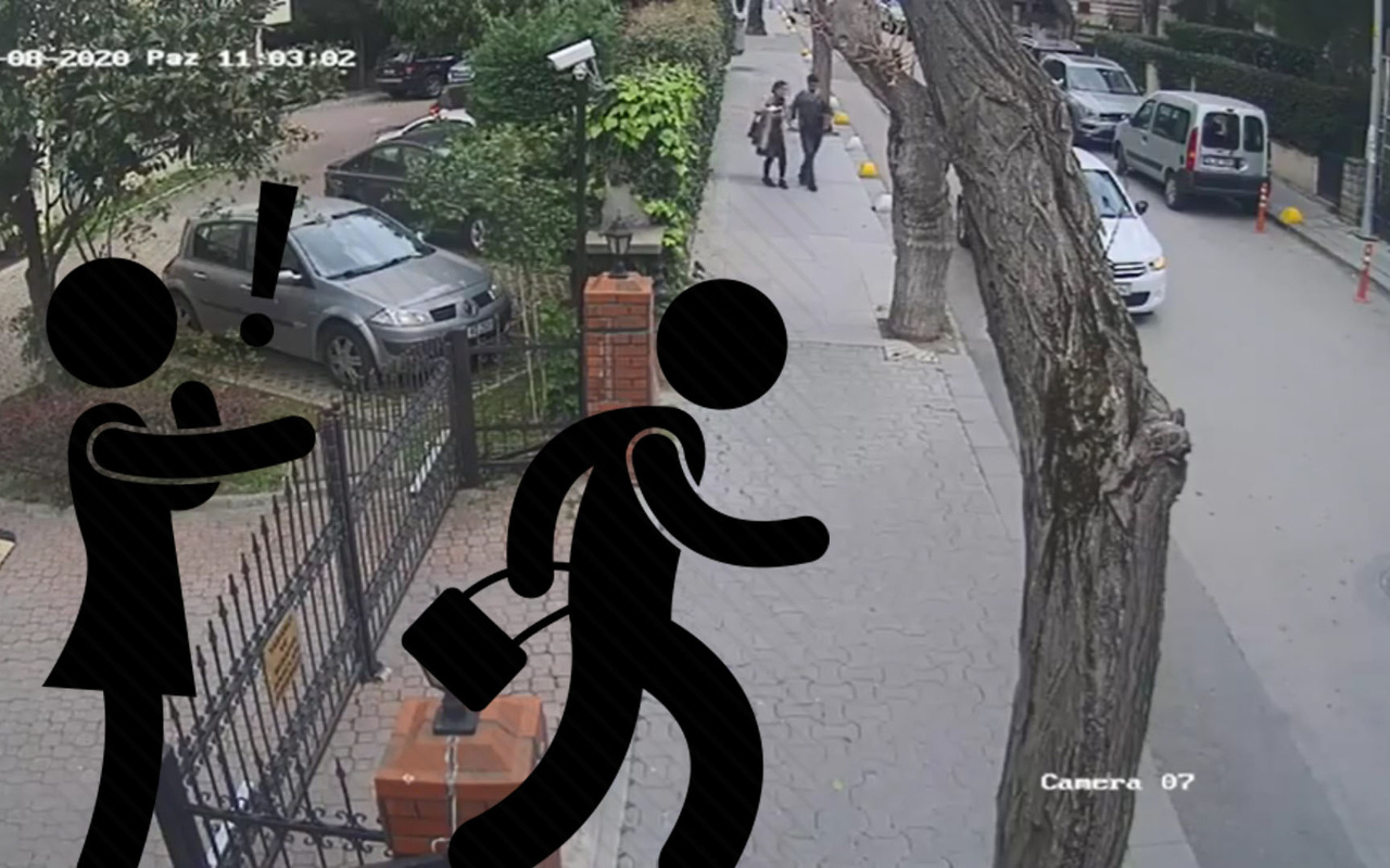 Kadıköy'de kapkaç anı kameralarda kadın metrelerce sürüklendi