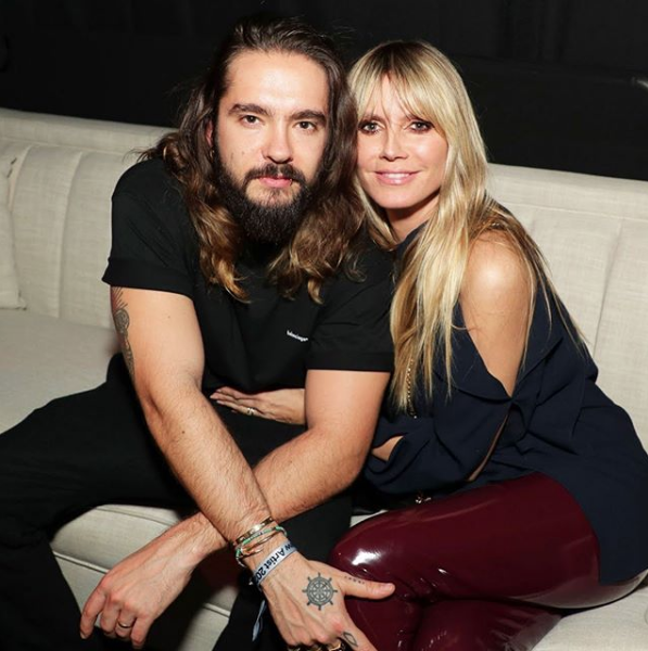 Heidi Klum ve Tom Kaulitz karantinada camdan öpüşmeleri olay oldu